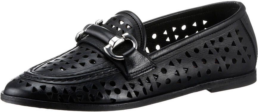 A.S.98 Loafers Jazzi Slipper half schoen met chique sierspeld