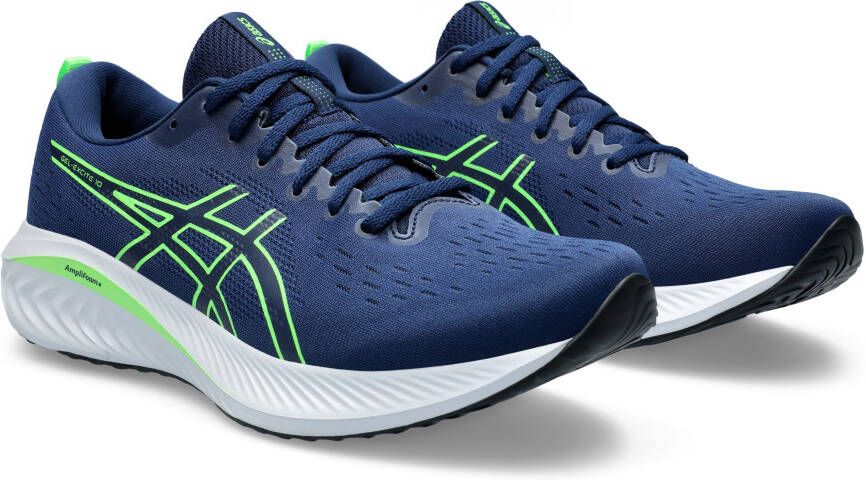 ASICS Gel-Excite 10 hardloopschoenen donkerblauw groen - Foto 2