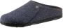 Birkenstock Pantoffels Andermatt Wolvilt Sloffen Standaard Blauw Regular - Thumbnail 3