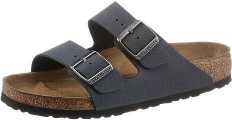 Birkenstock Slippers Arizona Basalt met twee verstelbare gespriempjes