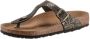 Birkenstock Women's Gizeh BF Shiny Python Sandalen Normal bruin - Thumbnail 6