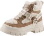 Buffalo Aspha Combat Mid Warm dames veterboot Beige multi - Thumbnail 2