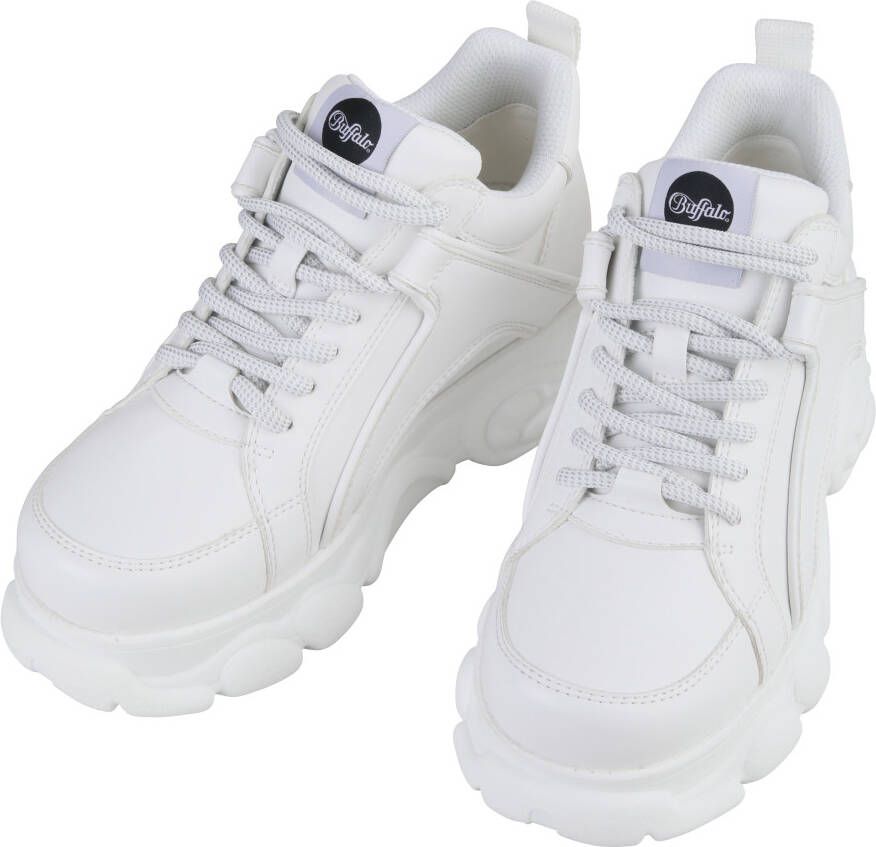 Buffalo Plateausneakers Corin veterschoen vrijetijdsschoen ugly sneaker met typische plateausool