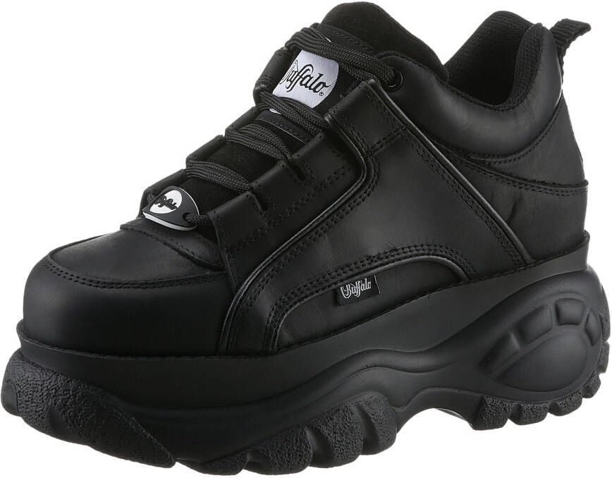 Buffalo Zilveren Platform Sneakers voor Vrouwen Black Dames - Foto 2