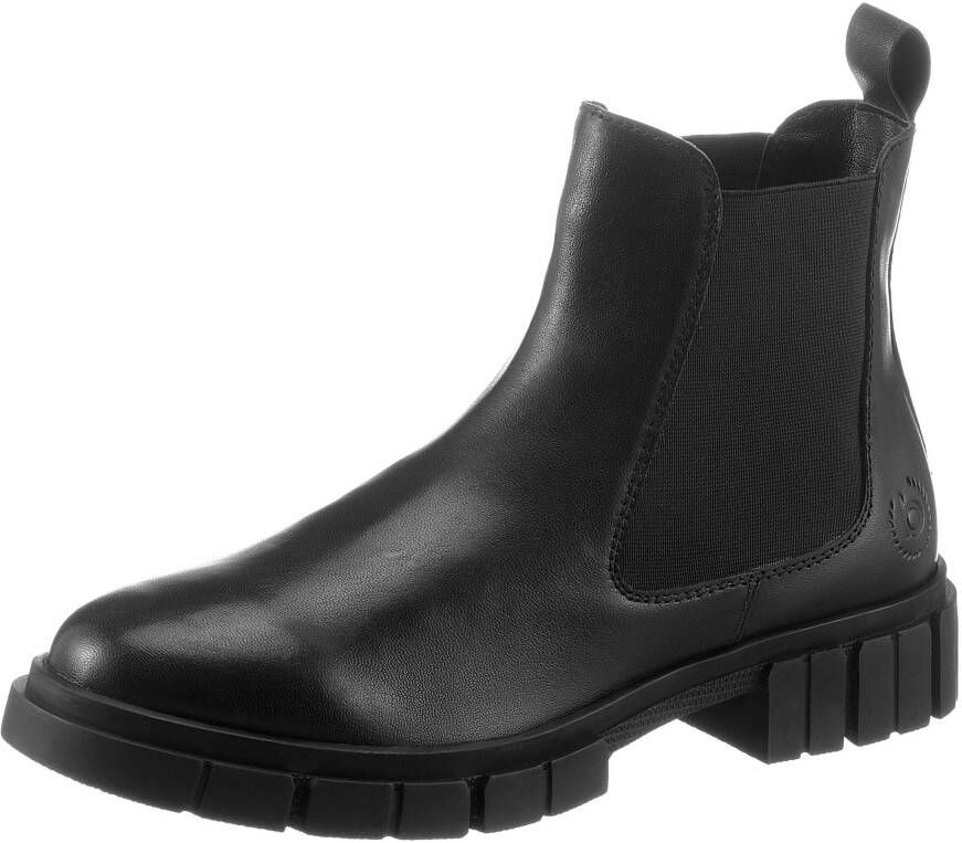 Bugatti Chelsea-boots met stretchinzet aan beide zijden