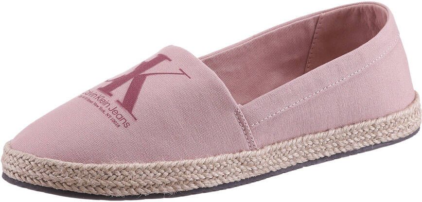 Calvin Klein Jeans Espadrilles met labeldetail model 'MONO'