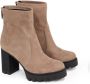 Calvin Klein Highheel-laarsjes HEEL PLATFORM ZIP BOOT SS blokhak plateau enkellaars praktische hielrits - Thumbnail 1