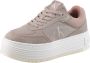 Calvin Klein Plateausneakers BOLD FLATF LOW MIX MG MEDIA veterschoenen vrijetijdsschoen lage schoen met zijlogo - Thumbnail 3