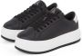 Calvin Klein Plateausneakers BOLD FLATF LOW MIX OHB veterschoenen lage schoen vrijetijdsschoen met hielcontrast - Thumbnail 1