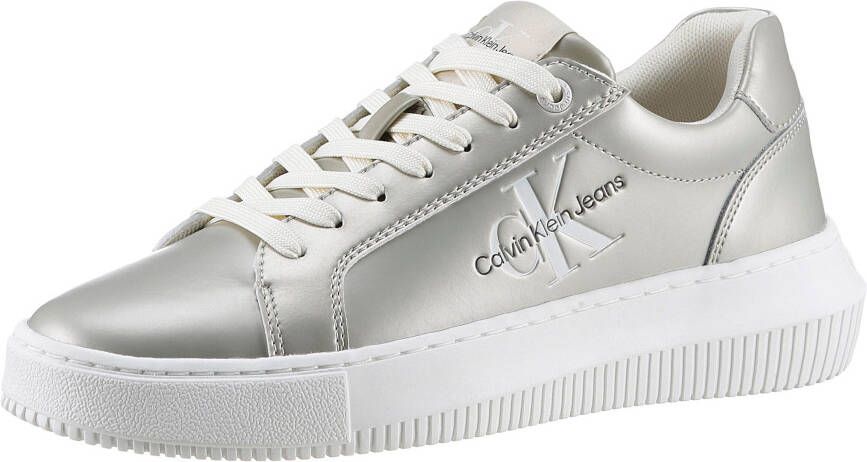 Calvin Klein Plateausneakers CHUNKY CUPSOLE LACEUP LTH ML MTL