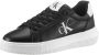 Calvin Klein Sportieve Zwarte Sneakers met Contrastdetails Black Dames - Thumbnail 4