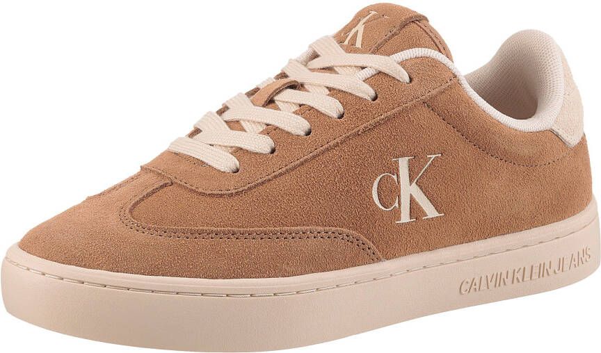 Calvin Klein Plateausneakers CLASSIC CUPSOLE LACEUP WT WM veterschoen vrijetijdsschoen basket-sneaker lage schoen met logo