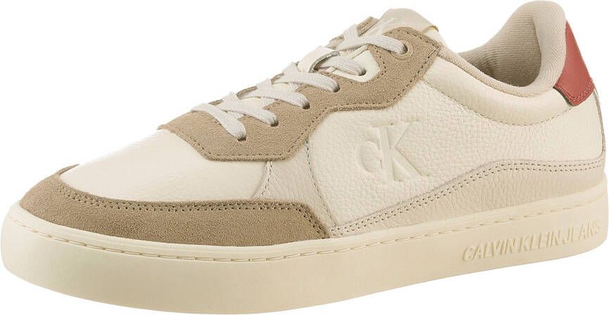 Calvin Klein Plateausneakers CLASSIC CUPSOLE MG WMM vrijetijdsschoen lage schoen veterschoen met zij ck-logo