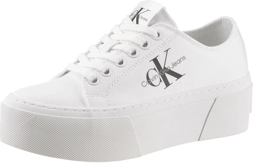 Calvin Klein Plateausneakers JENNA 19T *I met logo-opdruk vrijetijdsschoen halfschoen veterschoen