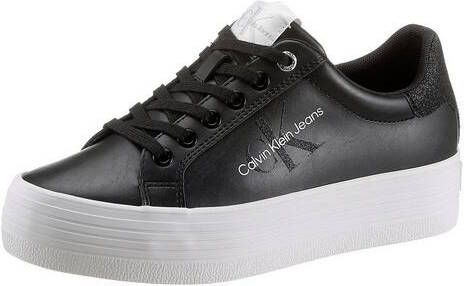 Calvin Klein Plateausneakers met fijne glitterdetails