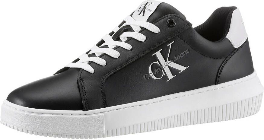 Calvin Klein Plateausneakers SEAMUS 20L vrijetijdsschoen halfschoen veterschoen met contrast bies