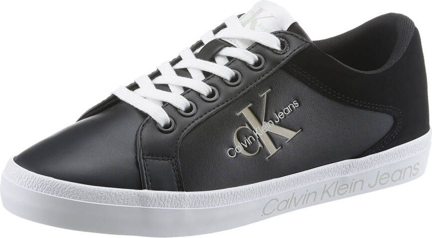 Calvin Klein Plateausneakers SUSAN 9LS Logo-opdruk op de loopzool vrijetijdsschoen halfschoen veterschoen