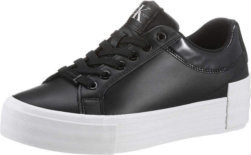 Calvin Klein Jeans Plateausneakers met labelprint model 'VULC' - Foto 3