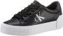 Calvin Klein Plateausneakers VULC FLATFORM BOLD LTH met logoprint opzij - Thumbnail 2