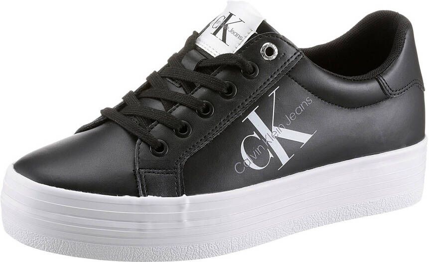 Calvin Klein Plateausneakers VULC FLATFORM LACEUP LOW LTH met zachte randverdikking