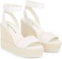 Calvin Klein Sleehaksandaaltjes WEDGE SANDAL SU MG BTW zomerschoen sandaal keilhak met klittenbandjes - Thumbnail 2