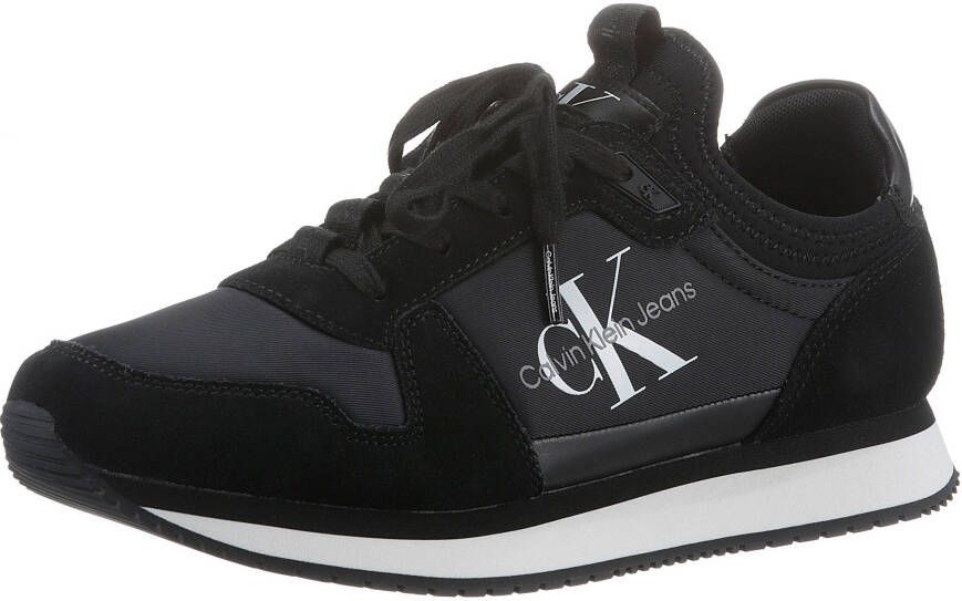 Calvin Klein Jeans Lage Sneakers RUNNER SOCK LACEUP NY-LTH W - Foto 2