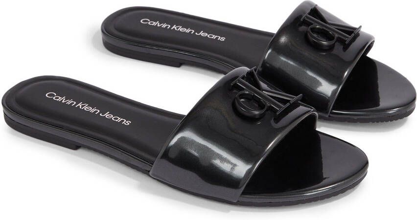 Calvin Klein Jeans Slippers FLAT SANDAL SLIDE MG MET - Foto 1