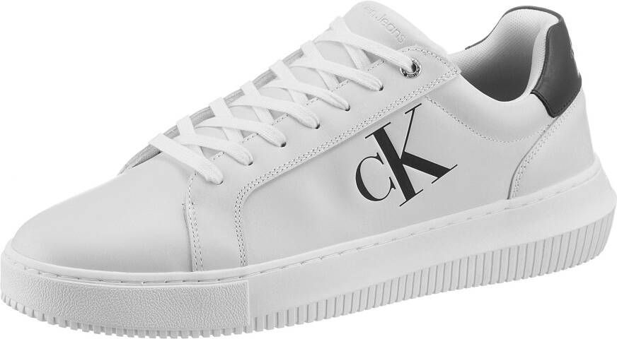 Calvin Klein Sneakers CHUNKY CUPSOLE LACEUP LOW LTH met modieus contrastbeleg