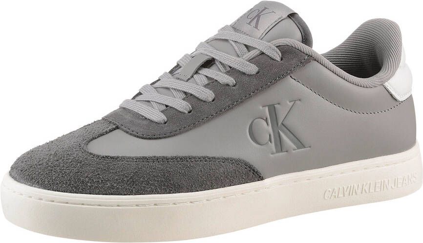 Calvin Klein Sneakers CLASSIC CUPLOW LACEUP LTH FAD basket sneakers veterschoen vrijetijdsschoen met zachte schaprand