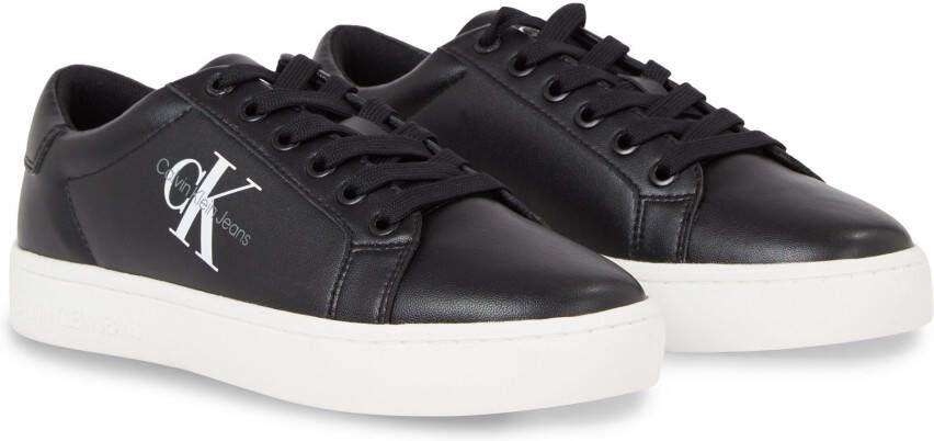 Calvin Klein Sneakers CLASSIC CUPSOLE LACEUP LTH WN met zijlogo vrijetijdsschoen halve schoen veterschoen - Foto 1