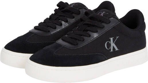 Calvin Klein Sneakers CLASSIC CUPSOLE LOW MIX MG WN veterschoenen vrijetijdsschoen lage schoen met logo-opschrift aan de zijkant