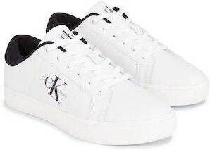 Calvin Klein Sneakers CLASSIC CUPSOLE LOW ML LTH met zijlogo vrijetijdsschoen halve schoen veterschoen