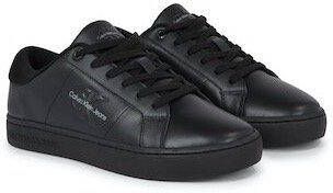 Calvin Klein Sneakers CLASSIC CUPSOLE LOW ML LTH met zijlogo vrijetijdsschoen halve schoen veterschoen