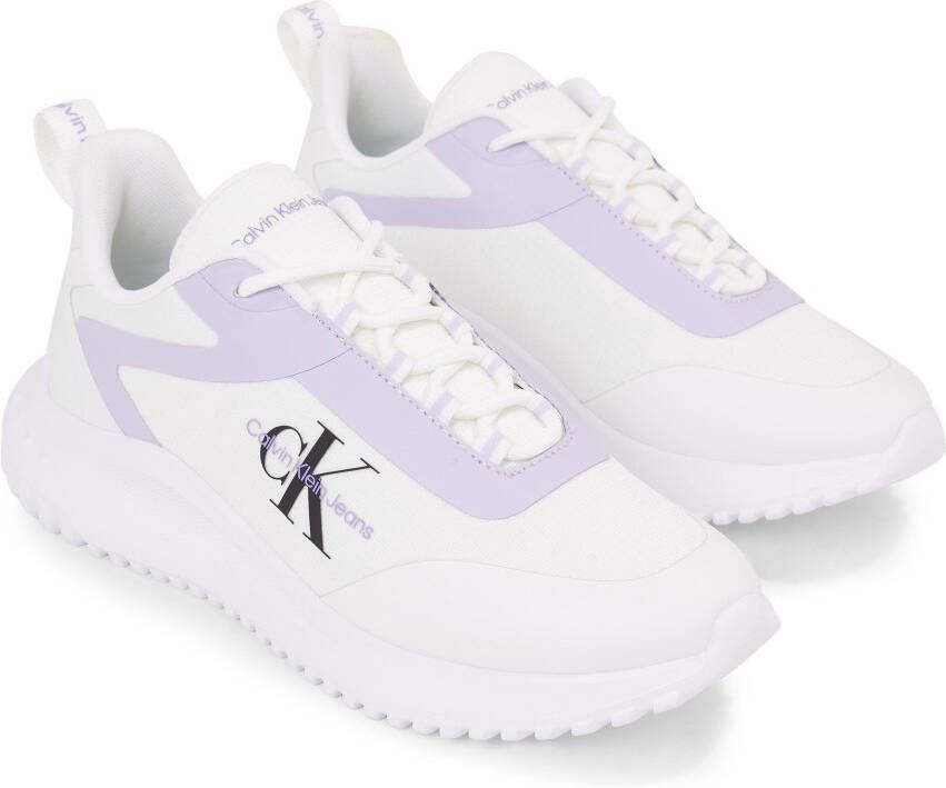 Calvin Klein Sneakers EVA RUNNER LOW LACE MIX ML WN vrijetijdsschoen halfschoen veterschoen met lichte loopzool