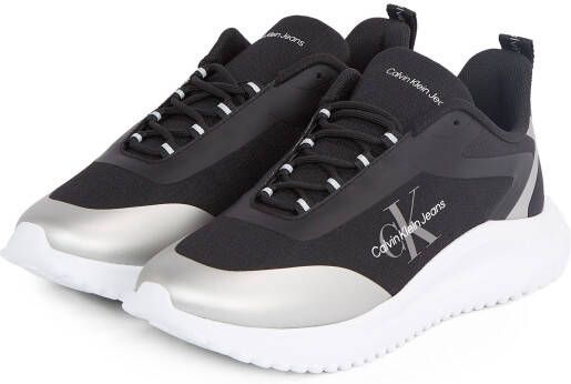 Calvin Klein Sneakers EVA RUNNER LOW LACE MIX ML WN vrijetijdsschoen lage schoen veterschoen met lichte loopzool