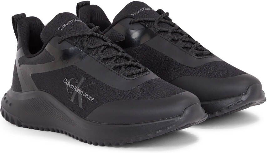 Calvin Klein Sneakers EVA RUNNER LOW LACE ML MIX met lichte profielzool vrijetijdsschoen halfhoge schoen veterschoen