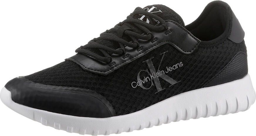 Calvin Klein Jeans Zwarte casual textielen sneakers oor heren Black Heren - Foto 3