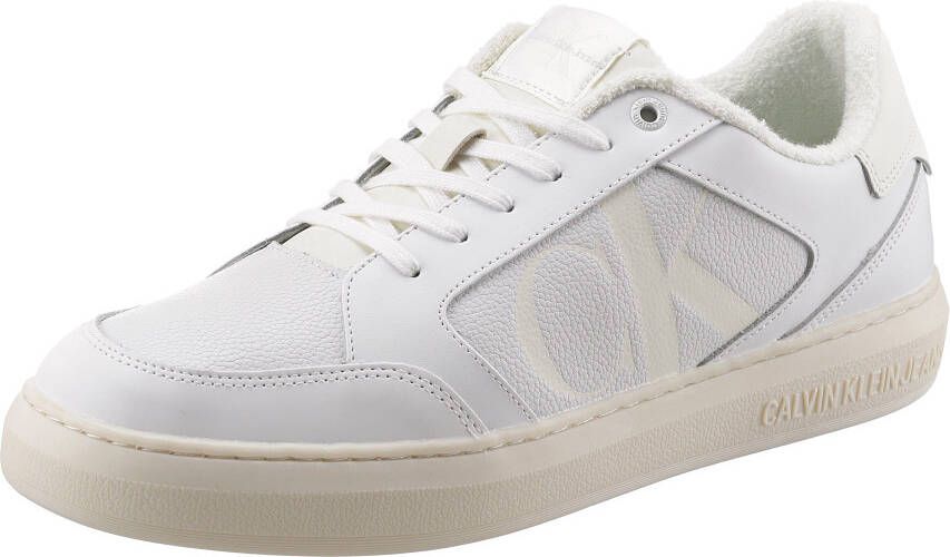 Calvin Klein Sneakers met ck-logo aan de zijkant vrijetijdsschoen halfhoge schoen veterschoen