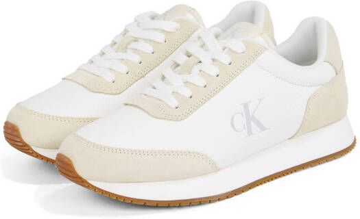 Calvin Klein Sneakers RUNNER LACEUP LOW MIX MG vrijetijdsschoen lage schoen veterschoen met zij ck-logo