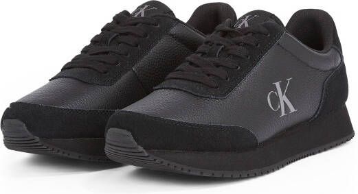 Calvin Klein Sneakers RUNNER LACEUP LOW MIX MG vrijetijdsschoen lage schoen veterschoen met zij ck-logo