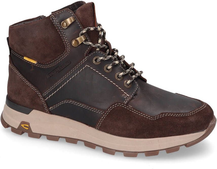 Camel active Veterschoenen high top sneaker winterlaarzen met verwisselbare binnenzool