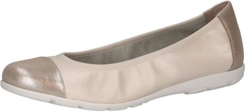 Caprice Ballerina's Loafer slipper feestdagsschoen met lakdetails