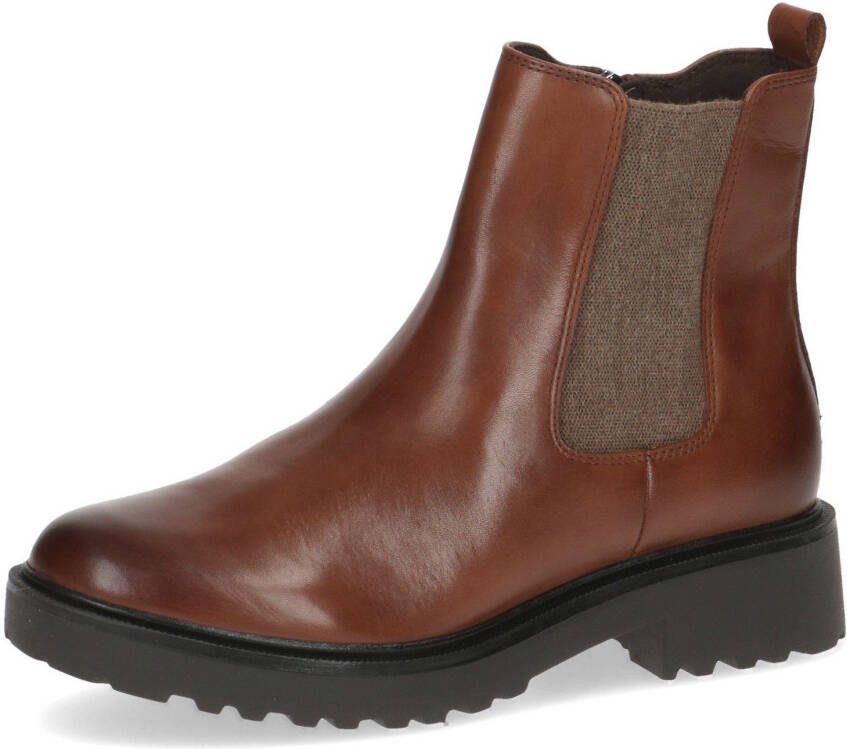 Caprice Chelsea-boots loopzool met profiel