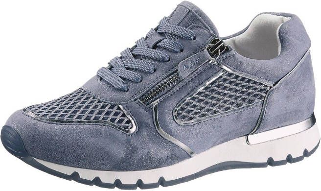 Caprice Veterschoen Dames Functonele Rits H Fit Breedte Blauw