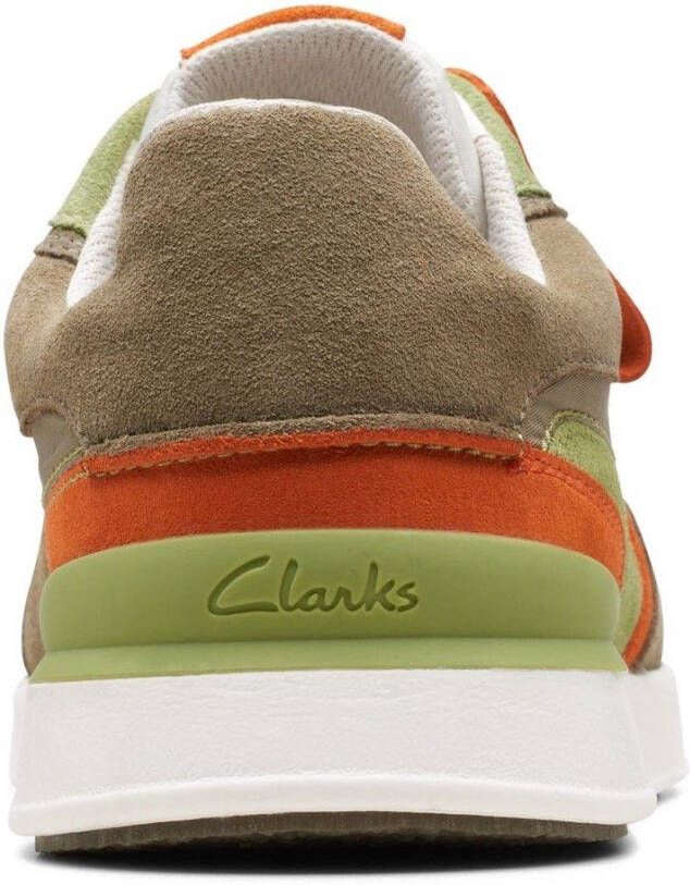 Clarks Sneakers RACELITE TOR met contrastkleurige details