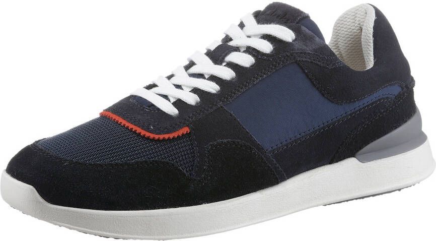 Clarks Sneakers RACELITE TOR met contrastkleurige details