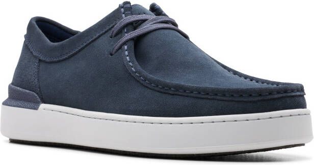 Clarks Veterschoenen Courtlite Seam Uitneembaar voetbed vrijetijdsschoen halfschoen veterschoen