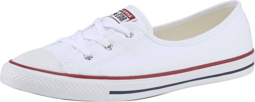 Converse Chuck Taylor All Star Ballet Slip sneakers wit rood donkerblauw