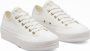 Converse Chuck Taylor All Star Lift Platform Mono Lage sneakers Dames Wit - Thumbnail 3