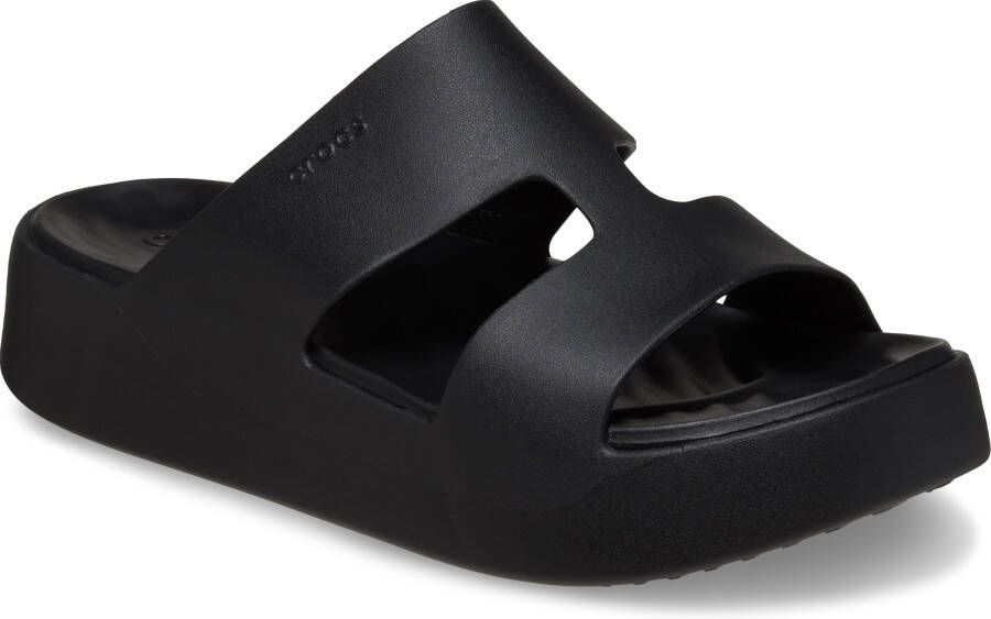 Crocs Badslippers Getaway Platform H-Strap zomerschoen slippers badschoen poolslides zachte binnenzool